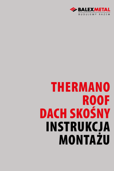 Instrukcja - Thermano dach skośny
