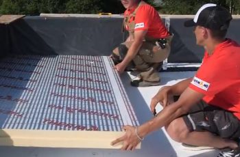 Jak zamontować Thermano na dachu płaskim krytym papą bitumiczną?